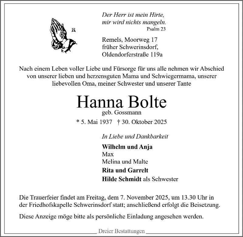 Profilbild von Hanna Bolte