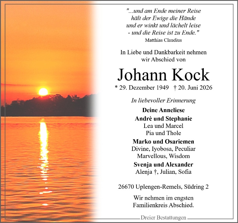 Profilbild von Johann Kock
